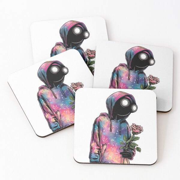 Item preview, Black figure holding a rose in a colorful hoodie stands against a vibrant background in an urban setting during daytime designed and sold by CreativeLarysa.