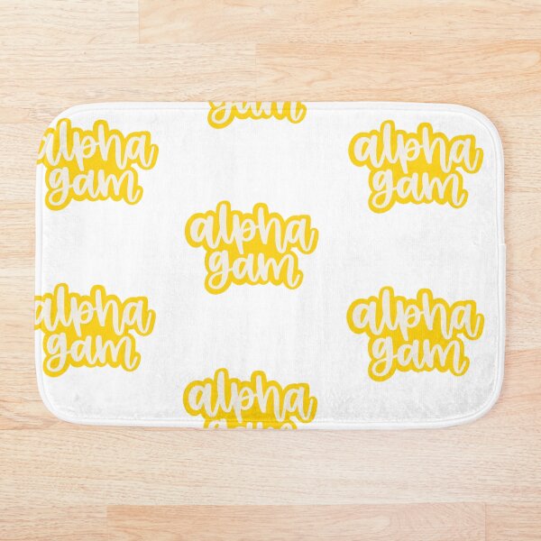 Item preview, alpha gam (yellow) designed and sold by Jaina Designs.