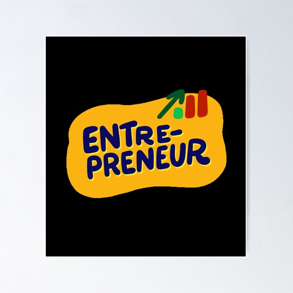 Item preview, Entrepreneur Concept Illustration with Growth Graph and Upward Arrow designed and sold by Creatby7030.