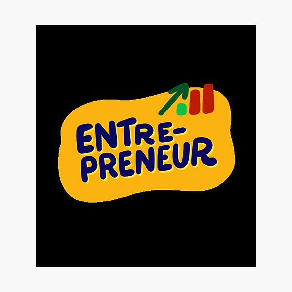 Item preview, Entrepreneur Concept Illustration with Growth Graph and Upward Arrow designed and sold by Creatby7030.