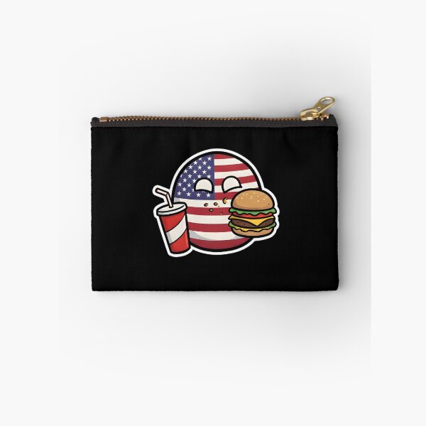 Item preview, USA Countryball with Hamburger and Soda designed and sold by pakehart.