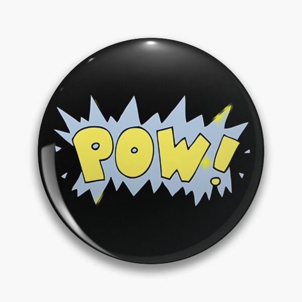 Item preview, Pow Comic Book Speech Bubble in Blue and Yellow Pop Art Style designed and sold by Creatby7030.