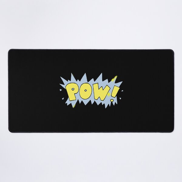 Item preview, Pow Comic Book Speech Bubble in Blue and Yellow Pop Art Style designed and sold by Creatby7030.