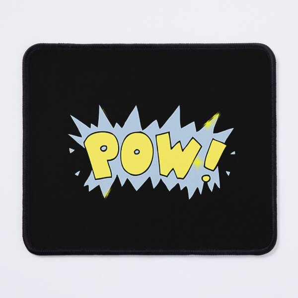 Item preview, Pow Comic Book Speech Bubble in Blue and Yellow Pop Art Style designed and sold by Creatby7030.
