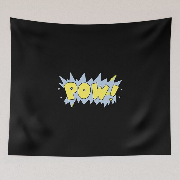 Item preview, Pow Comic Book Speech Bubble in Blue and Yellow Pop Art Style designed and sold by Creatby7030.