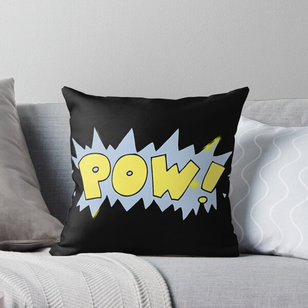 Item preview, Pow Comic Book Speech Bubble in Blue and Yellow Pop Art Style designed and sold by Creatby7030.
