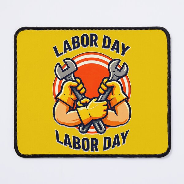 Item preview, Labor Day Strong Worker Hands Tools Design designed and sold by Topoartispp.