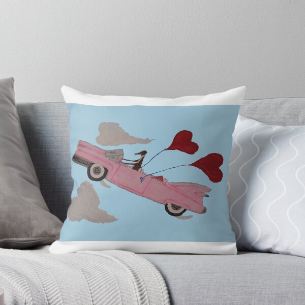 Item preview, Greyhound in Pink Convertible designed and sold by Squirreldumplings.