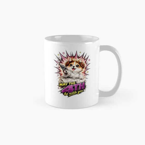 Item preview, May The Fourth Be With You Corgi Space Princess designed and sold by LumePrint.