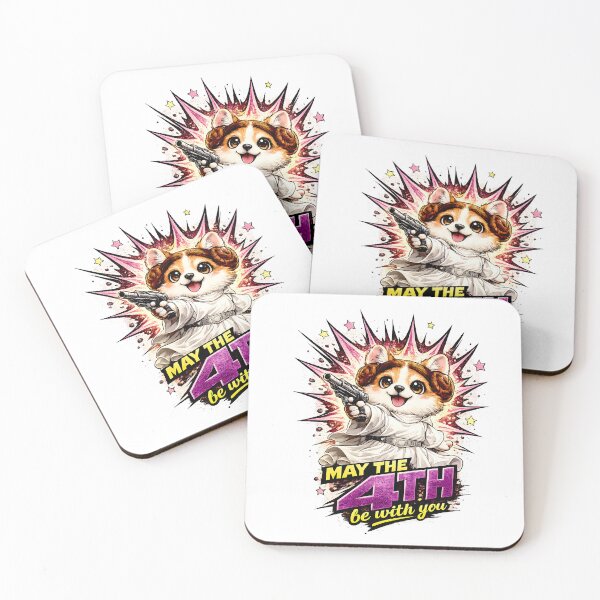 Item preview, May The Fourth Be With You Corgi Space Princess designed and sold by LumePrint.