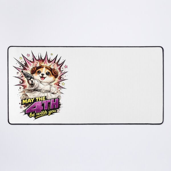 Item preview, May The Fourth Be With You Corgi Space Princess designed and sold by LumePrint.