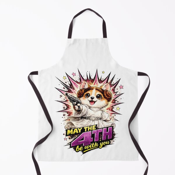 Item preview, May The Fourth Be With You Corgi Space Princess designed and sold by LumePrint.