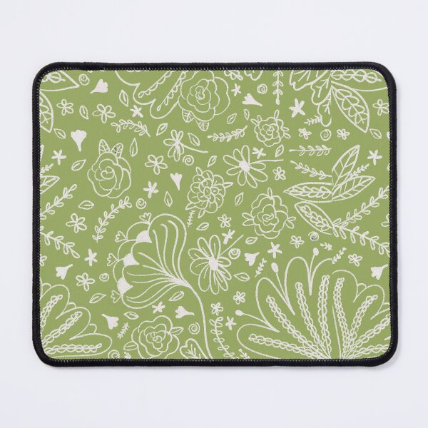 Item preview, linear white flowers designed and sold by arailustrada.