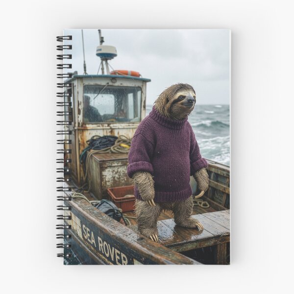 Item preview, Sloth Lives the Life of a Fisherman designed and sold by Tridentulus.