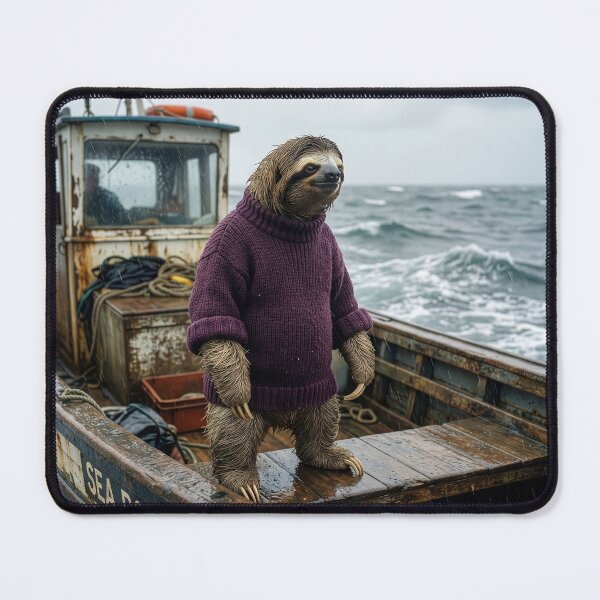 Item preview, Sloth Lives the Life of a Fisherman designed and sold by Tridentulus.