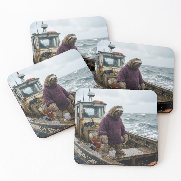 Item preview, Sloth Lives the Life of a Fisherman designed and sold by Tridentulus.