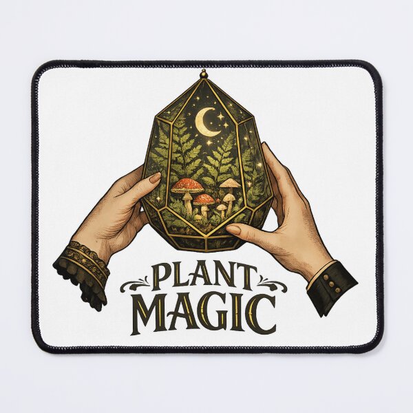 Item preview, Dark Academia Botanical Witch Plant Mom Vintage Ferns designed and sold by Retro Mood Co.