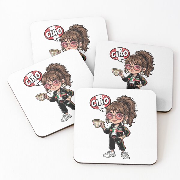 Item preview, Italian Baddie Cute Sassy Pop Art designed and sold by DuckOddity.