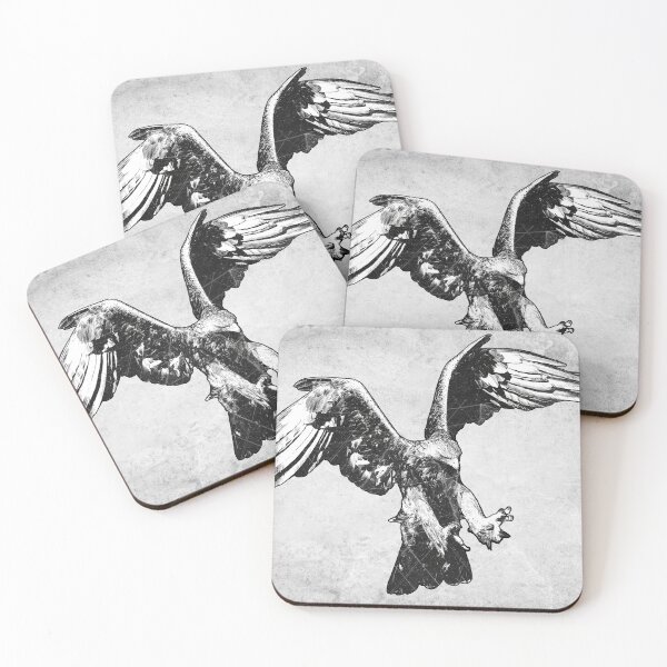 Item preview, Golden Eagle Strike Pose Dark Wildlife Raptor Art designed and sold by Ghoul Enterprises.
