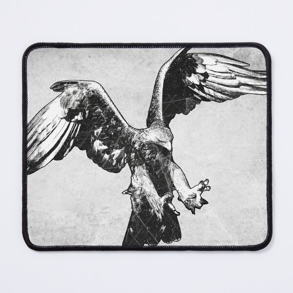 Item preview, Golden Eagle Strike Pose Dark Wildlife Raptor Art designed and sold by Ghoul Enterprises.