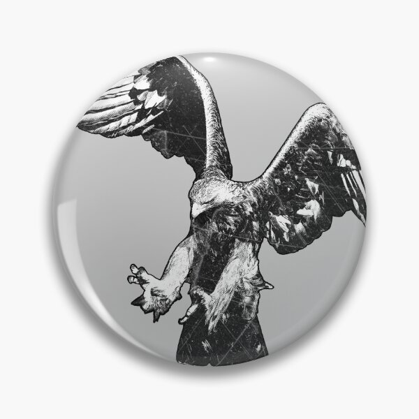 Item preview, Golden Eagle Strike Pose Dark Wildlife Raptor Art designed and sold by Ghoul Enterprises.