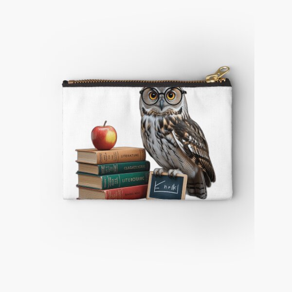 Item preview, Dark Academia Teacher Owl Antique Books designed and sold by Retro Mood Co.