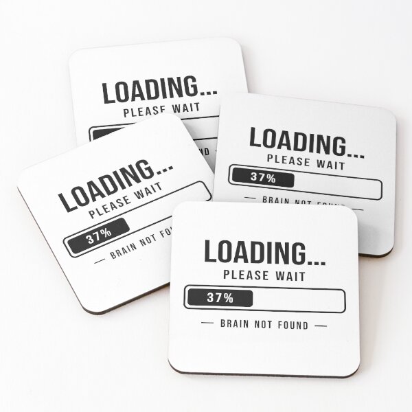 Item preview, Loading Please Wait 37% Still Thinking Funny Minimalist Design designed and sold by Ermicioi.