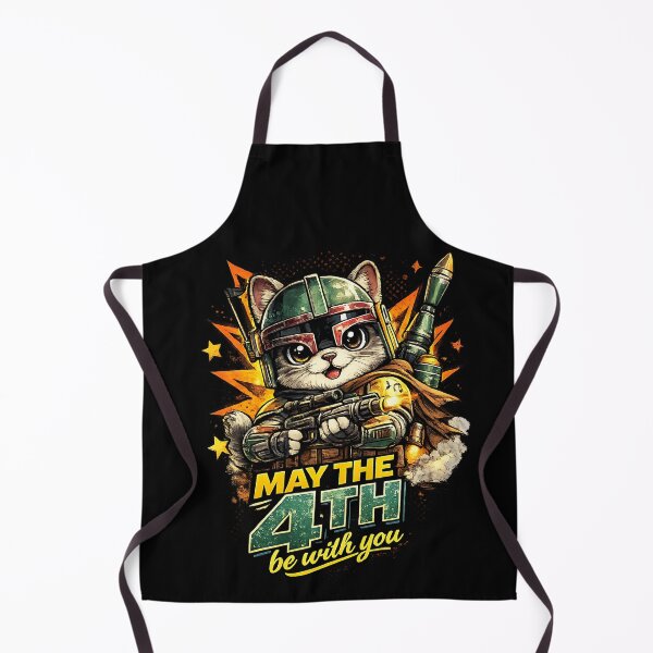 Item preview, May The Fourth Be With You Space Bounty Hunter Cat designed and sold by LumePrint.