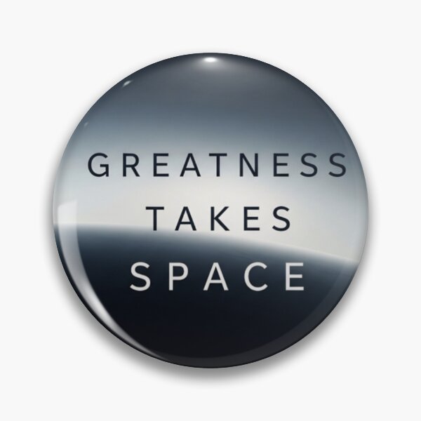 Item preview, Greatness Takes Space – Minimalist Space Motivation Design | Clean Cosmic Typography designed and sold by Altair_.
