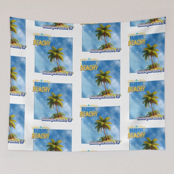 Item preview, Feeling Beachy – Huntington Beach CA Palm Tree Shirt | California Coastal Summer Vibes designed and sold by DonnaRaine.