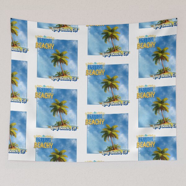 Item preview, Feeling Beachy – Long Beach CA Palm Tree Shirt | California Coastal Summer Vibes designed and sold by DonnaRaine.