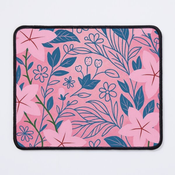 Item preview, Vintage Pink and Navy Modern Floral Pattern designed and sold by Lougud.