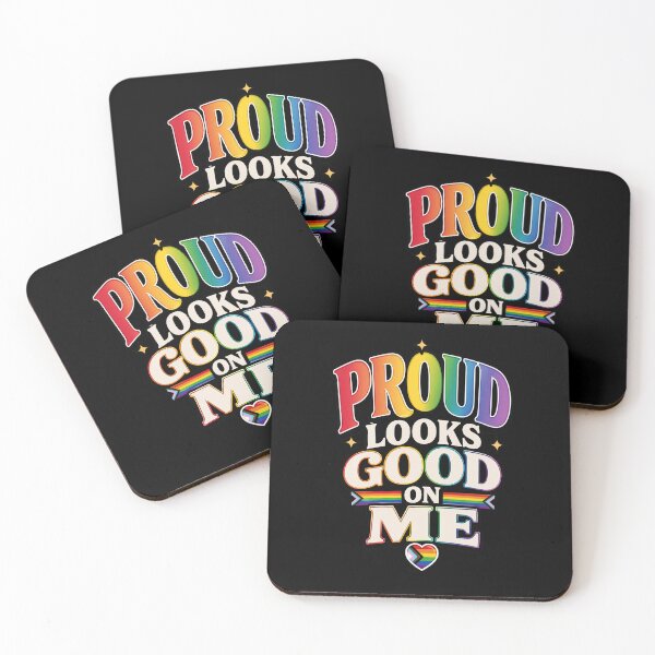 Item preview, Proud Looks Good On Me Rainbow Pride Design designed and sold by DesignAnother.