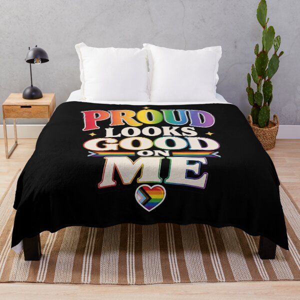 Item preview, Proud Looks Good On Me Rainbow Pride Design designed and sold by DesignAnother.