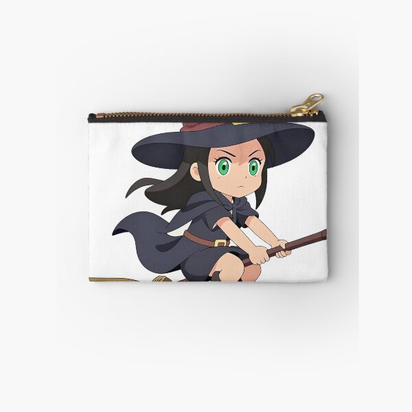 Item preview, young witch flying on a broomstick designed and sold by Mia's Menagerie.