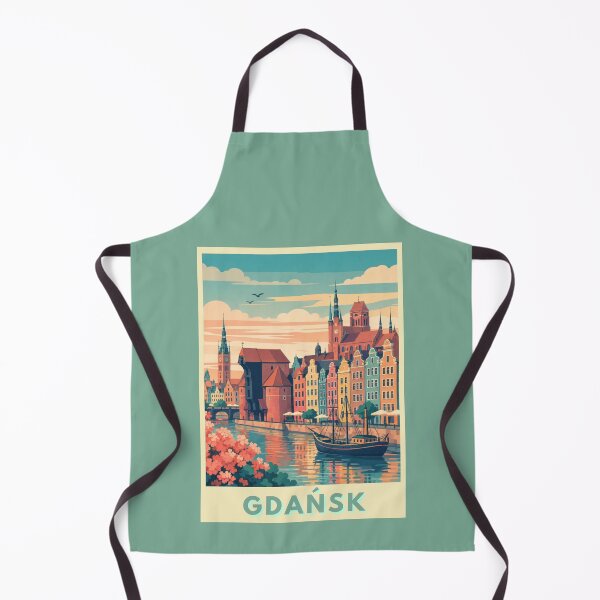 Item preview, Gdańsk Poland Travel Poster designed and sold by MatthewHeights.