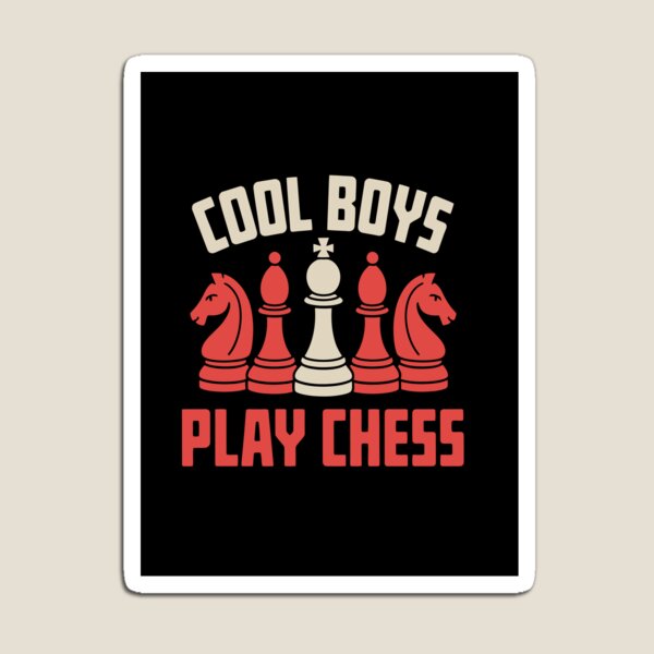 Item preview, Cool Boys Play Chess designed and sold by jkrphoto.