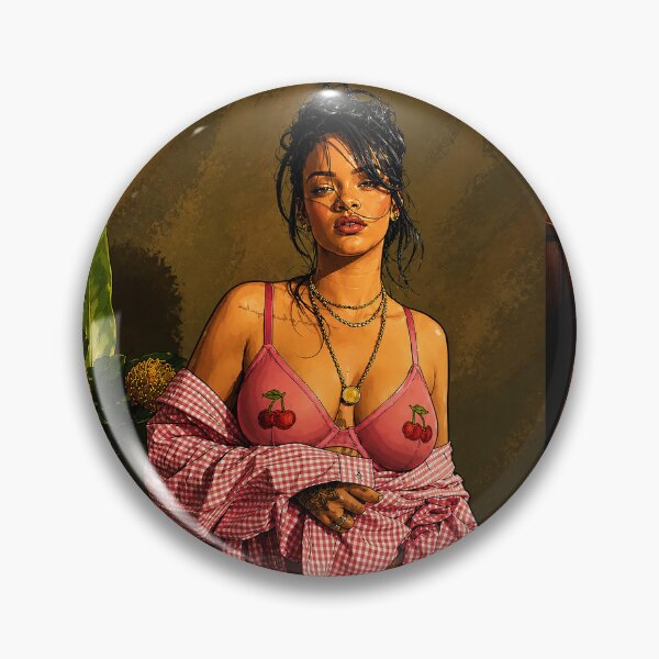 Item preview, Singer Rihanna (fan art) designed and sold by PopCultureAndStuff.