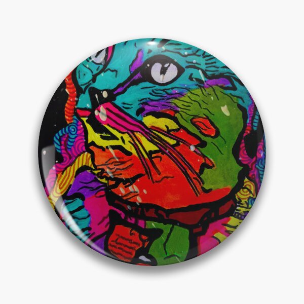 Item preview, Psychedelic cat designed and sold by AlexMarescu.