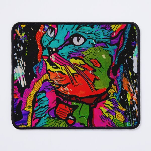 Item preview, Psychedelic cat designed and sold by AlexMarescu.