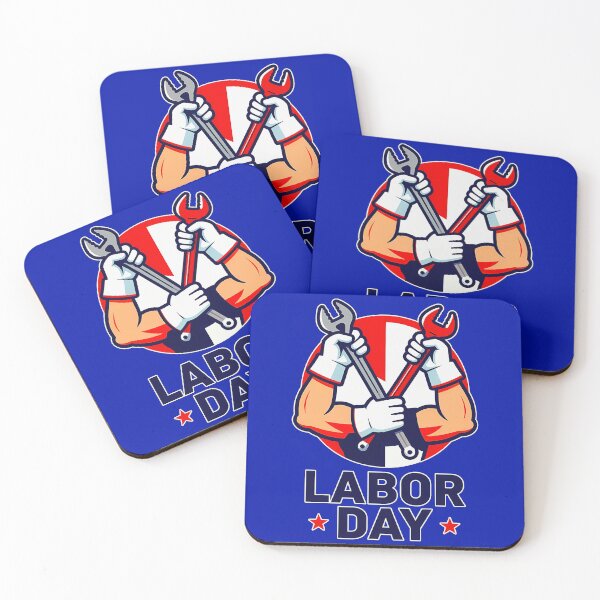 Item preview, Labor Day Tools Crossed Worker Design designed and sold by Topoartispp.