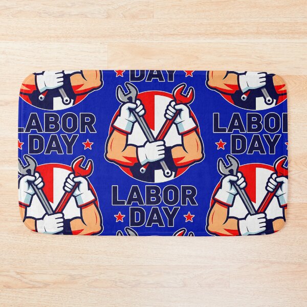 Item preview, Labor Day Tools Crossed Worker Design designed and sold by Topoartispp.