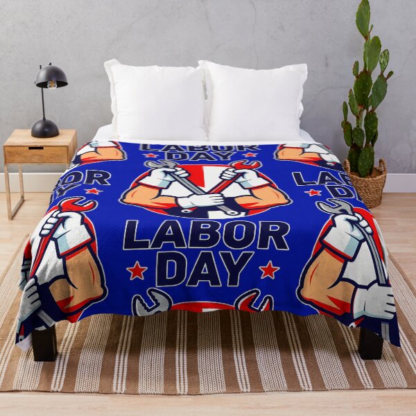 Item preview, Labor Day Tools Crossed Worker Design designed and sold by Topoartispp.