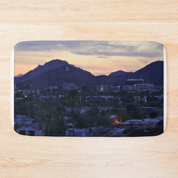 Item preview, Sunset Over Mountain Cityscape 2 designed and sold by Phakade's Photos.