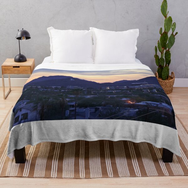 Item preview, Sunset Over Mountain Cityscape 2 designed and sold by Phakade's Photos.