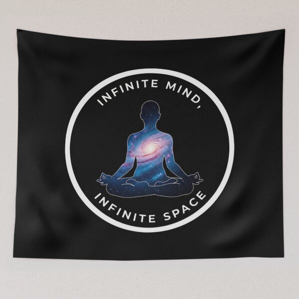 Item preview, Infinite Mind, Infinite Space – Cosmic Meditation Design | Galaxy Mindfulness Aesthetic designed and sold by Altair_.
