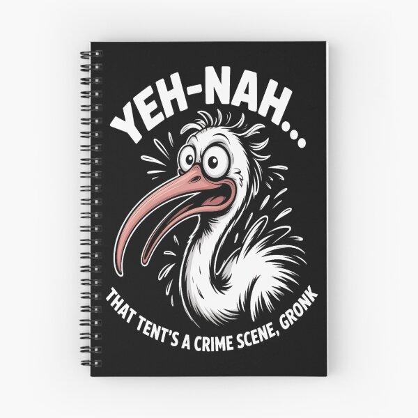 Item preview, Yeh‑Nah Tent Crime Scene Bin Chicken designed and sold by stickercuffs.