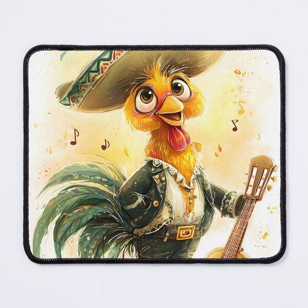 Item preview, Charming Rooster in Mariachi Attire with Guitar designed and sold by Artessie.