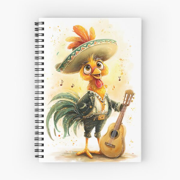 Item preview, Charming Rooster in Mariachi Attire with Guitar designed and sold by Artessie.