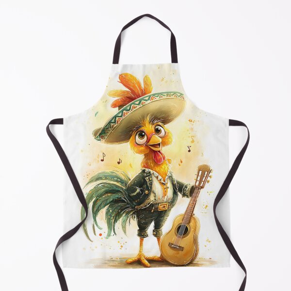 Item preview, Charming Rooster in Mariachi Attire with Guitar designed and sold by Artessie.